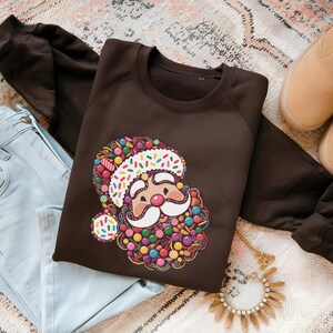 Candy Santa Christmas Sweatshirt: Festive Holiday Pullover