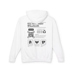 Custom QR Code Realtor Hoodie, Personalized Real Estate Agent Gift image 6