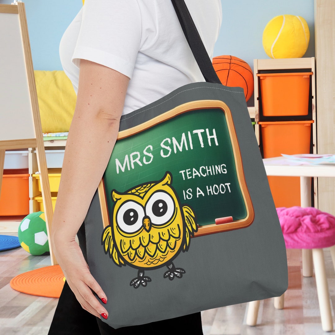 Personalized Teacher Tote Bag | Appreciation Gift - Etsy