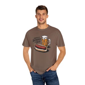 T-Shirt Uomo Con Stampa Bratwurst Della Turingia