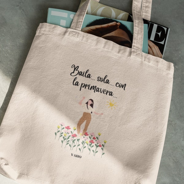 Bolsa de mano Primavera, regalos dia de la madre, bolsa de tela regalos, bolsa de tela viaje, regalo graduacion, bolsa personalizada, flores