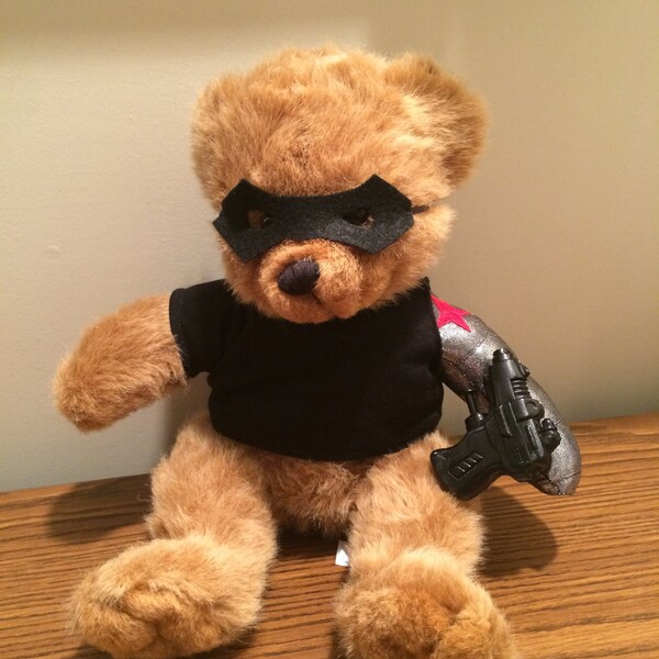 Plush Winter Soldier Edition Bucky Bear