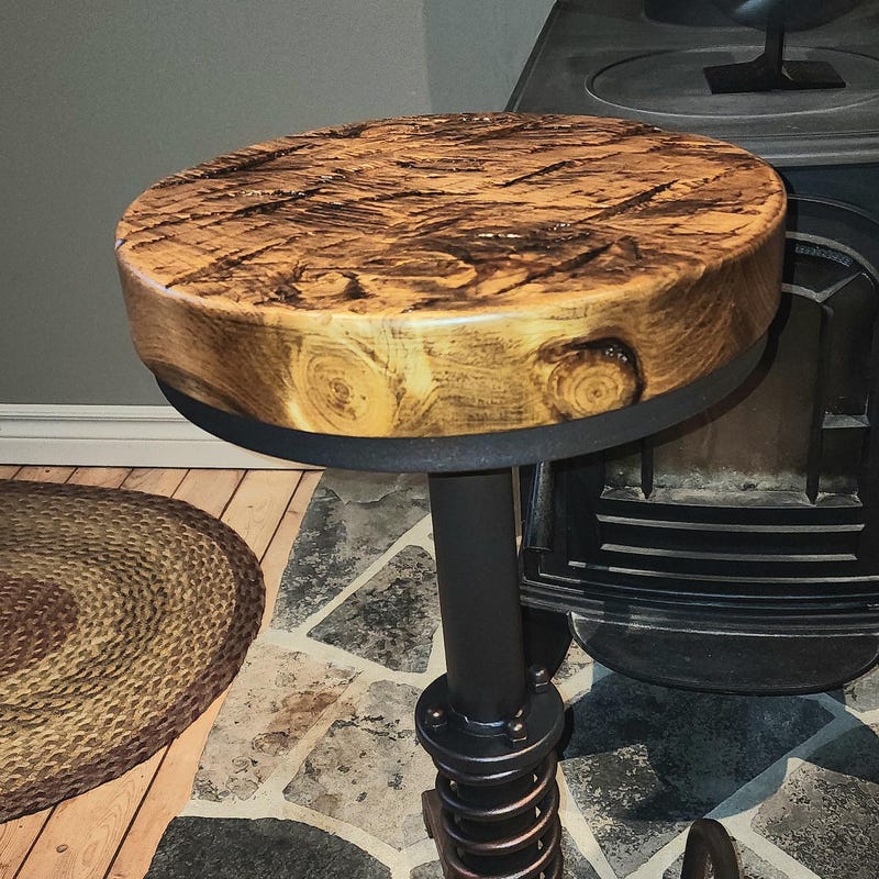 Rustic Bar Stools - Etsy