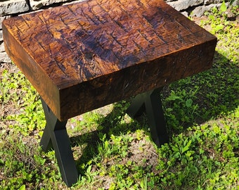 Side Table Hand Hewn
