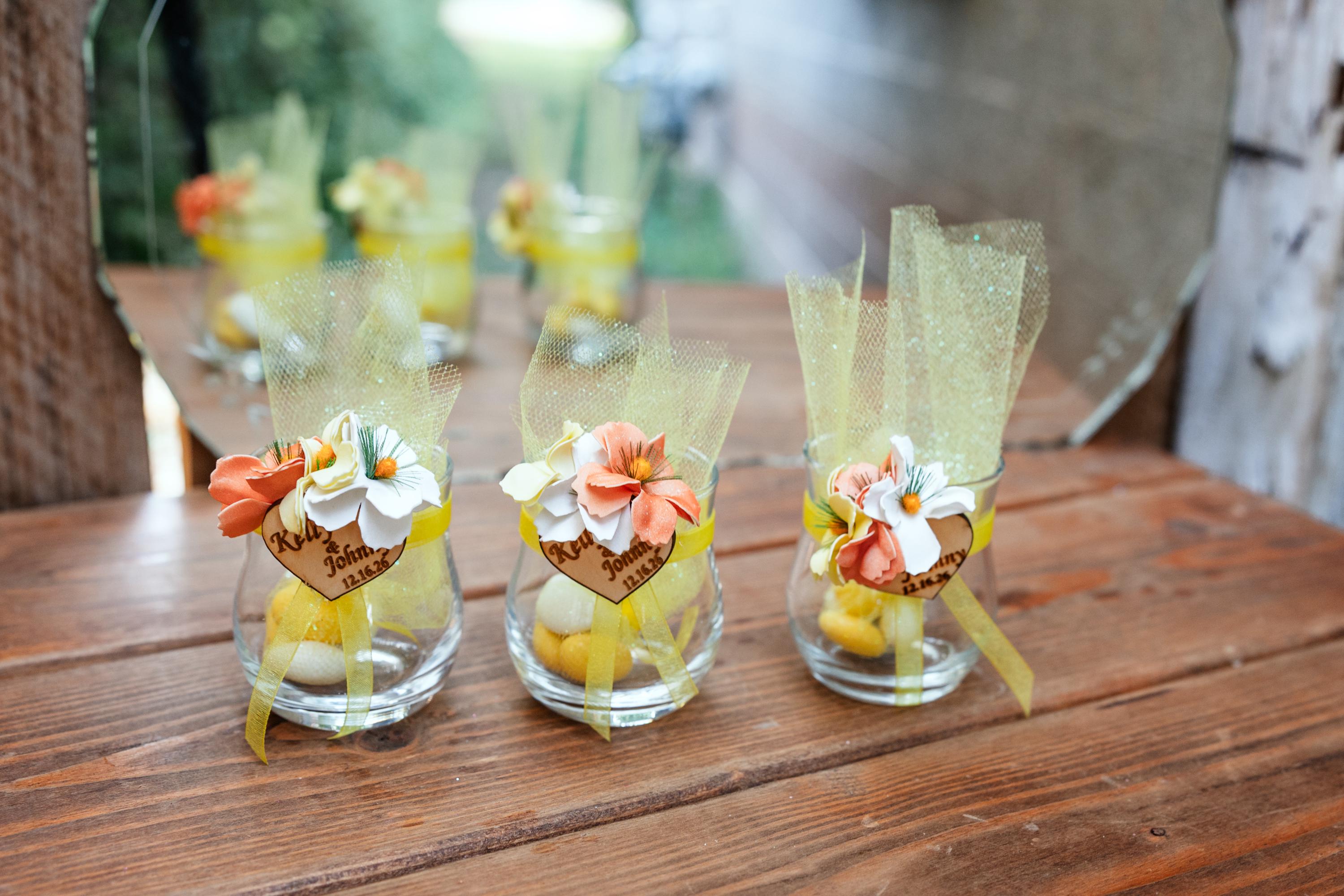 Yellow Wedding Favors, Orange Favors, Quinceanera Favors,spring Wedding ...
