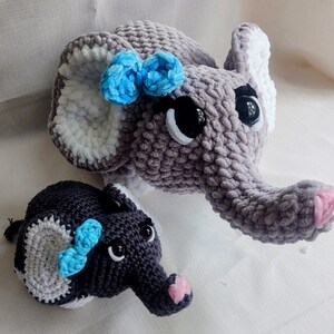NO SEW Crochet Pattern Eleanor the Elephant Amigurumi - Etsy