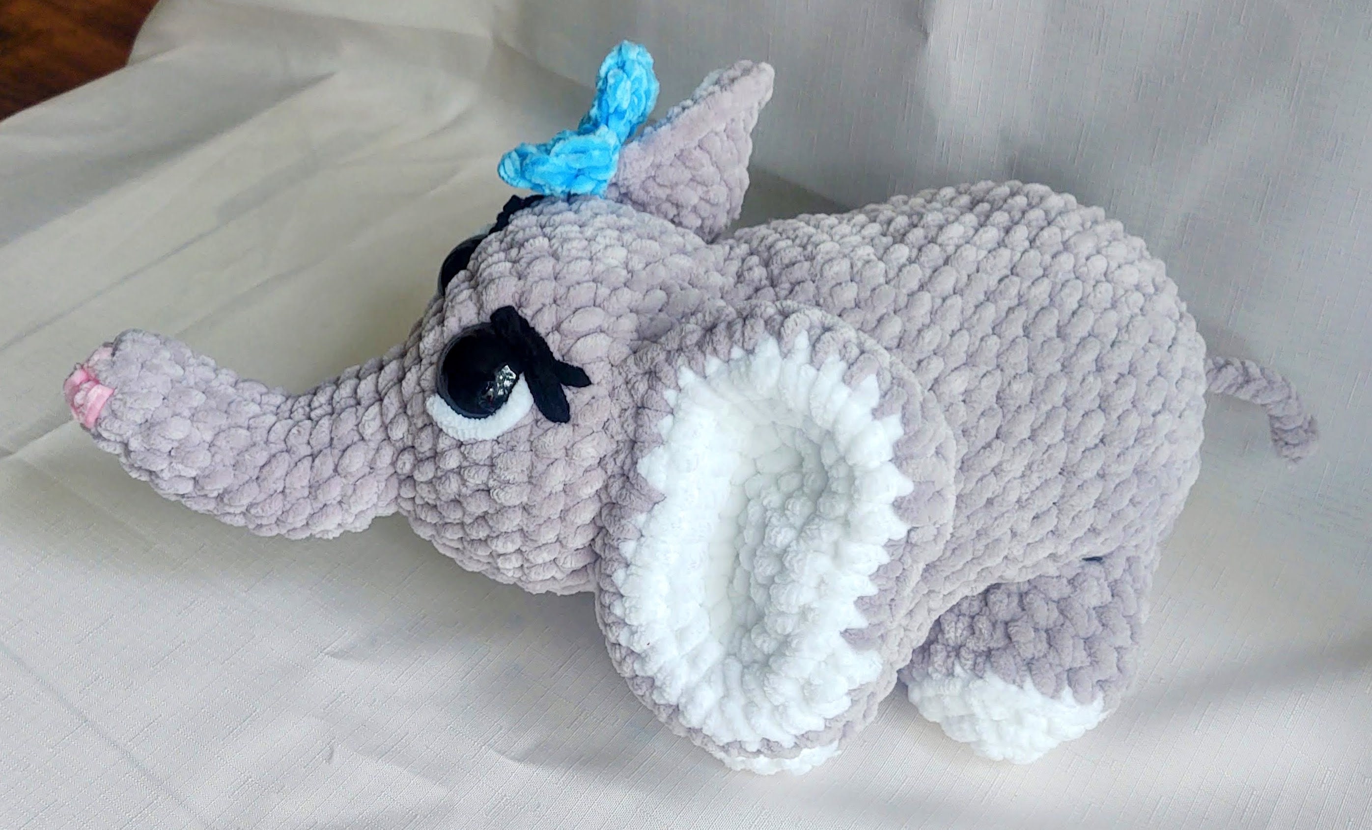 NO SEW Crochet Pattern Eleanor the Elephant Amigurumi - Etsy
