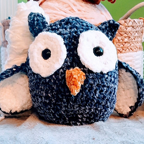 Moonie the Owl Crochet PATTERN ONLY
