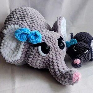 NO SEW Crochet Pattern Eleanor the Elephant Amigurumi - Etsy