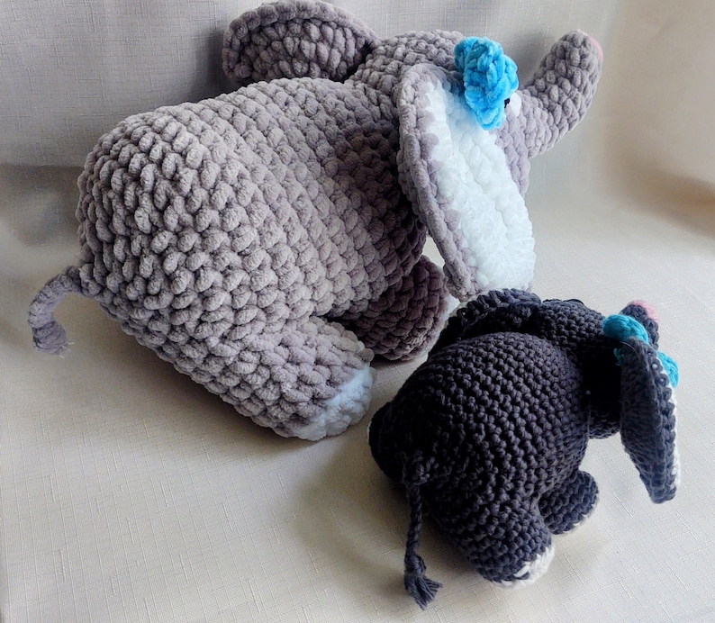 NO SEW Crochet Pattern Eleanor the Elephant Amigurumi - Etsy