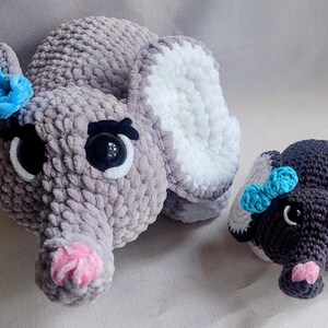NO SEW Crochet Pattern Eleanor the Elephant Amigurumi - Etsy