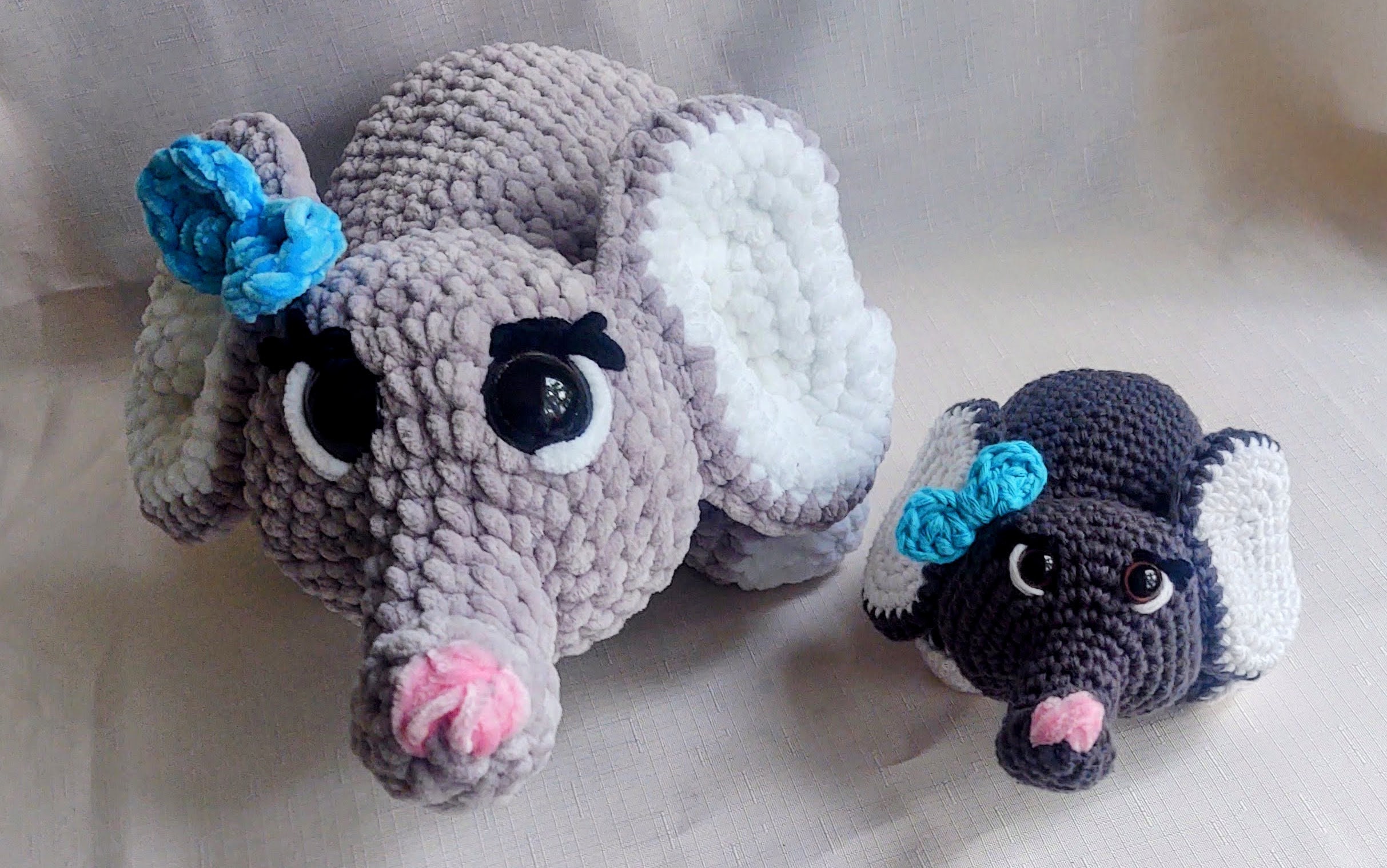 NO SEW Crochet Pattern Eleanor the Elephant Amigurumi - Etsy
