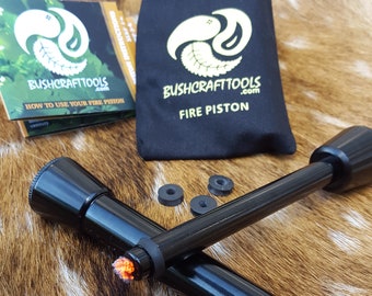 Fire Piston Survival Tool - Bushcraft Camping