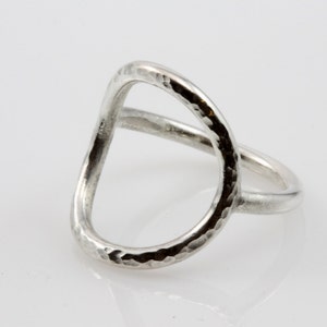 Open Circle Ring, circle ring, silver circle ring, minimalist ring, geometric ring, sterling silver ring, silver ring, gold fill ring