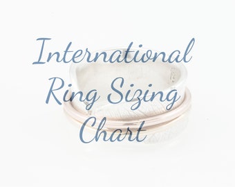 International Ring Sizing Chart