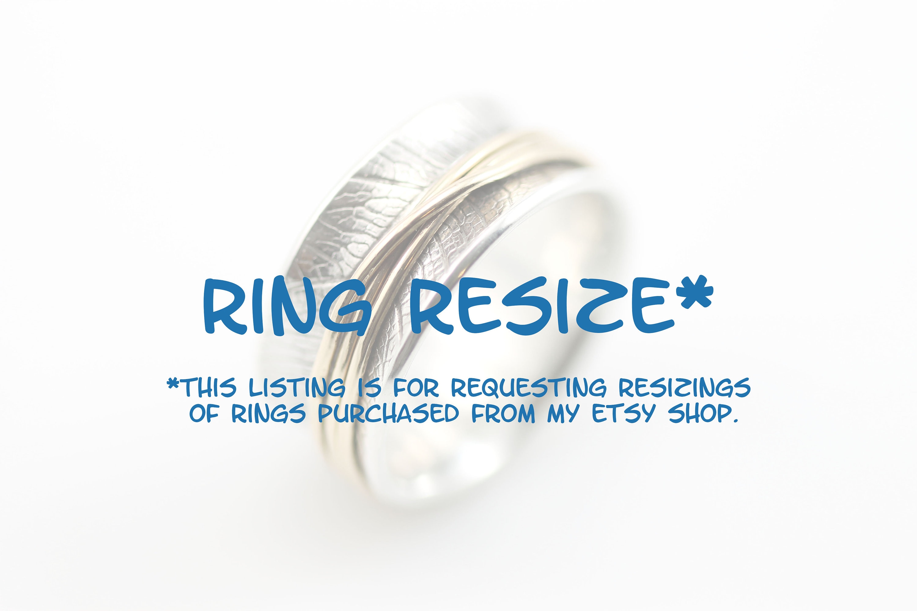 Ring Resize Etsy