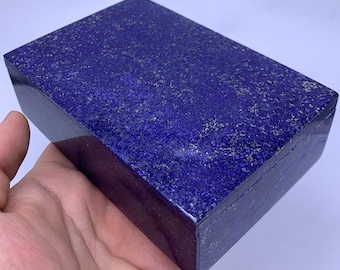 578g Lapis Lazuli Box, Lapis Box, Lapis Lazuli Box, Lapis Jewellery Box, Lapis Stone Box, Lapis Blue Box, Lapis Lazuli, Hand Made Lapis Box