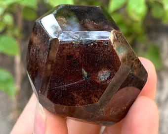 205 g de granate almandino rojo facetado de excelente calidad, granate rojo facetado, cristal de granate almandino, granate almandino facetado, granate almandino