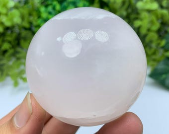 305g Beautiful UV-Reactive Pink Mangano Calcite Sphere, Pink Calcite Sphere, Calcite Sphere, Pink Calcite Ball, Pink Calcite Ball, Calcite