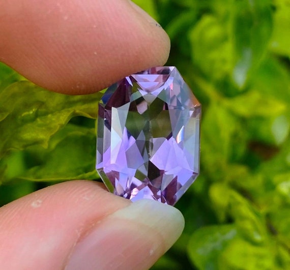 12.5 Cts Amethyst Emerald Cut Gemstone, Emerald Cut Amethyst, Emerald Cut, Amethyst Gemstone, Amethyst Gemstone, Amethyst Cut Gemstone