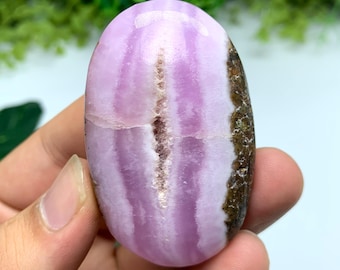 64 g Hermosa piedra de palma de aragonita rosa de calidad, piedra de aragonita rosa, piedra de palma de aragonita, aragonita rosa, piedra de aragonita rosa, calcita