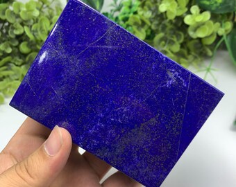 377g Beautiful Lapis Lazuli Hand Made Box, Lapis Box, Lapis Lazuli Box, Lapis Jewellery Box, Lapis Stone Box, Lapis Blue Box, Lapis Lazuli