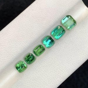 3.75 Ct&#39;s Beautiful Natural Green Tourmaline Gemstones, Tourmaline Gemstones, Green Tourmaline, Green Tourmaline Gemstone, Loose Tourmaline