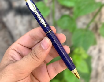Beautiful Blue Lapis Lazuli Pen, Lapis Pen, Lapis Lazuli Pen, Lapis Decoration Pen, Lapis Blue Pen, Lapis Lazuli Pen, Lapis Lazuli, Pen