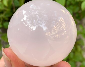 310g Beautiful UV-Reactive Pink Mangano Calcite Sphere, Pink Calcite Sphere, Calcite Sphere, Pink Calcite Ball, Pink Calcite Ball, Calcite