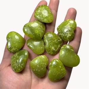 Beautiful Yellow Serpentine Heart, Yellow Serpentine Hearts, Serpentine Hearts, Serpentine Heart, Yellow Serpentine Heart, Serpentine Stone