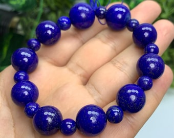 AAA Quality Lapis Lazuli Beads Bracelet, Blue Lapis Bracelet, Blue Lapis Lazuli Bracelet, Lapis Lazuli Bracelet, Lapis Bracelet, Bracelet
