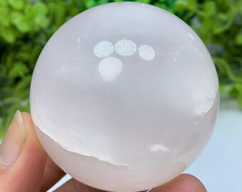 280g Beautiful UV-Reactive Pink Mangano Calcite Sphere, Pink Calcite Sphere, Calcite Sphere, Pink Calcite Ball, Pink Calcite Ball, Calcite