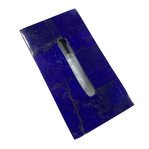 700g schöne Lapislazuli-Gewebebox, Lapis-Gewebebox, Lapis Lazuli, Lapis Blau-Gewebebox, blaue Lapis-Gewebebox, Gewebebox