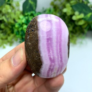 78g Best Quality Pink Aragonite Palm Stone, Pink Aragonite Stone, Aragonite Palm Stone, Pink Aragonite, Pink Aragonite Stone, Palm Stone