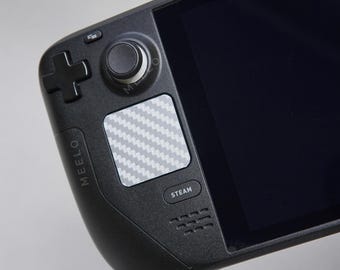 Silver Steam Deck Touchpad Sticker Skin, Trackpad Protector, Back buttons Protector, Gold Anti-Slip Textured Grip for Steam Deck OLED