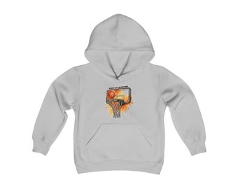 Shoot for Greatness - basket-ball - Sweat-shirt à capuche en mélange épais pour jeunes