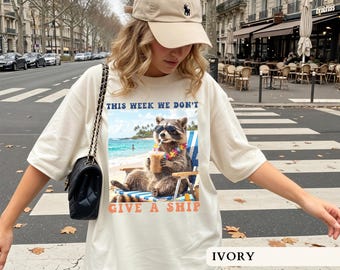 Comfort Colors® Funny Cruise Shirt Raccoon Vacation Tee Trash Panda Girls Trip Tshirt Friends Cruise Gifts Matching Family Vacation Tshirts
