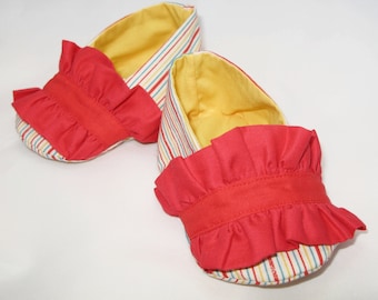 Ruffled Baby Loafers - 0-24 months - PDF Tutorial & Pattern