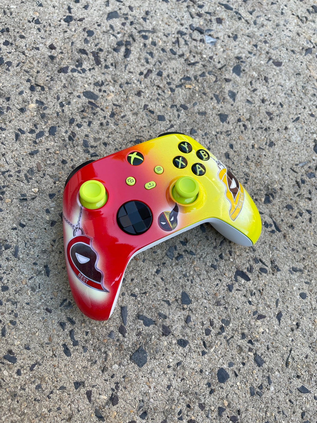 Custom Deadpool/wolverine Xbox Controller Etsy