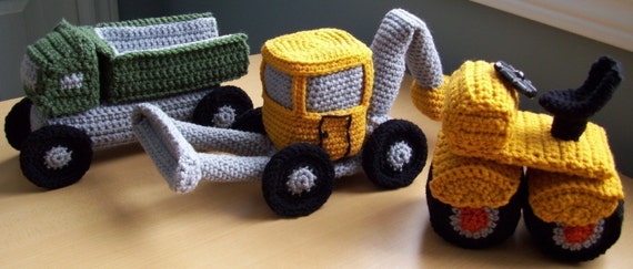 Monster Trucks...PDF Crochet Pattern