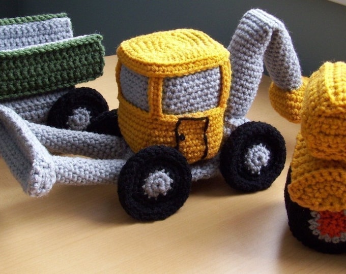Monster Trucks...pdf Crochet Pattern Etsy