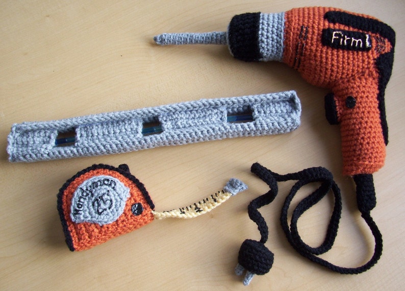 Carpenter's Tools...PDF Crochet Pattern image 1