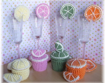 Citrus Surprise Cupcakes...PDF pattern