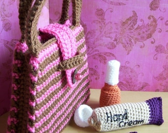 Manicure Set...PDF crochet pattern