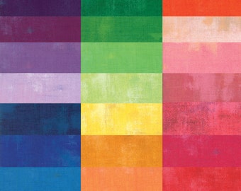 Moda Grunge Fabric Color Chart