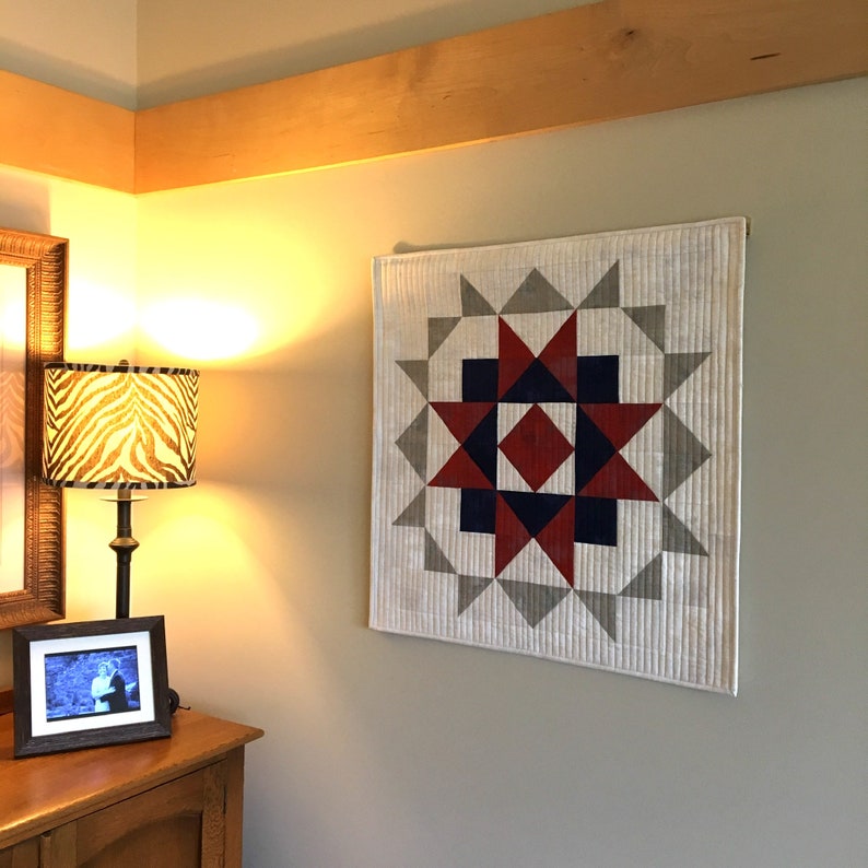 Summer Star Mini Quilt Wallhanging Pattern PDF Etsy