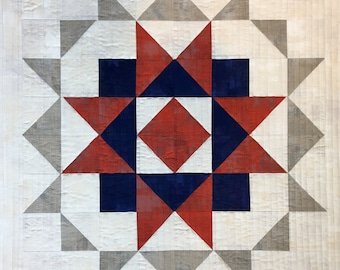 サマースターミニキルト壁掛けパターン PDF