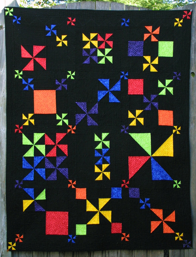 Pinwheel Party Quilt Pattern PDF image 2