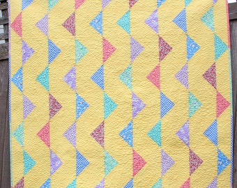 Bunting Modern Quilt Pattern PDF Easy