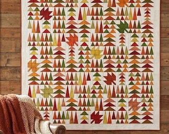 Leaves in the Forest Quilt Pattern PDF